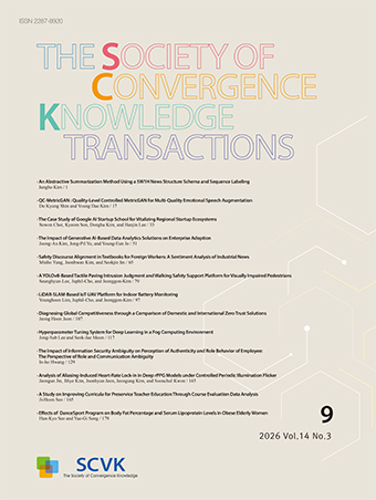 The Society of Convergence Knowledge Transactions