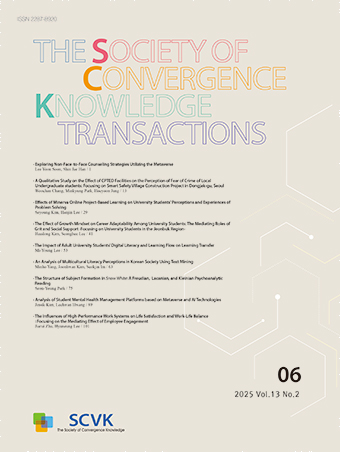 The Society of Convergence Knowledge Transactions